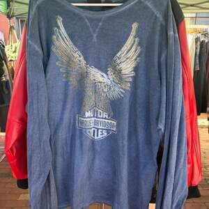 Harley-Davidson blue long sleeve XL